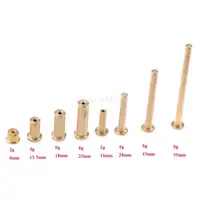 8x 2/4/6 / 8g Brass Golf Shaft Tip Weights 6 / 13.5 / 18/25/16/28/43/59mm Weight 1