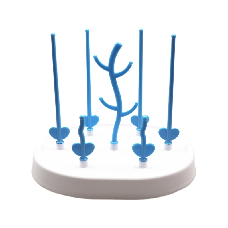 Baby Bottle Drying Rack Newborn Feeding Bottle Cleaning Dryer Drainer Storage Nipple Shelf Pacifier Milk Feeding Cup Holder