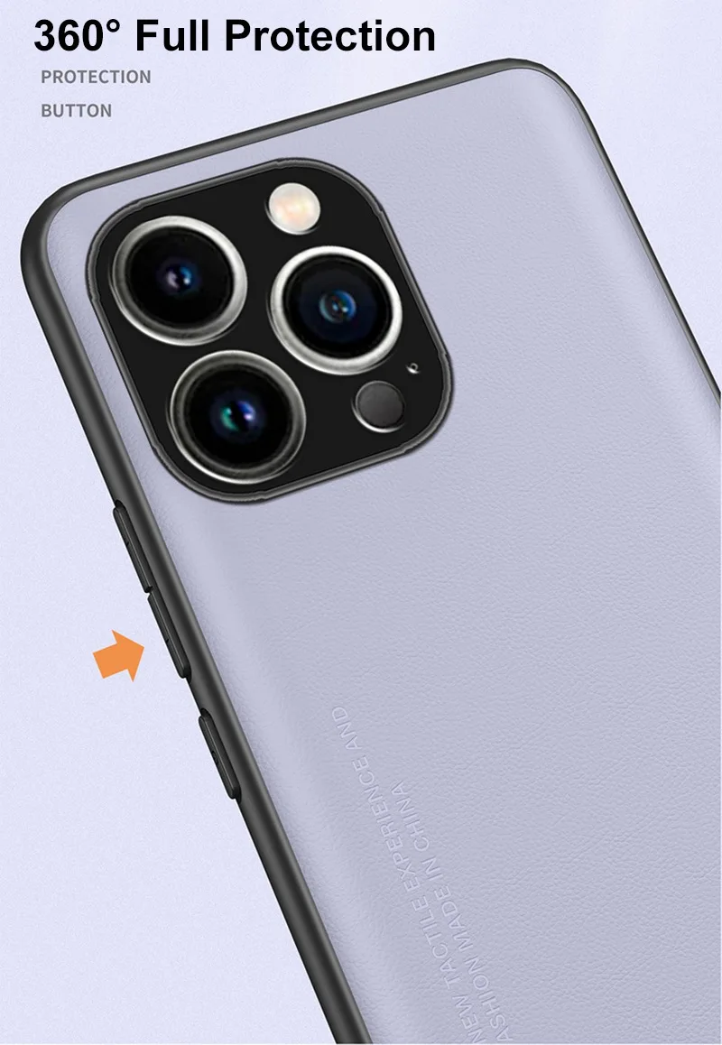 Luxus-PU-Lederhülle für iPhone 14 Plus 14 Pro Max Rückseite Matte Silikon-Telefonhülle für iPhone 11 12 13 Pro Max 12_voghion.com