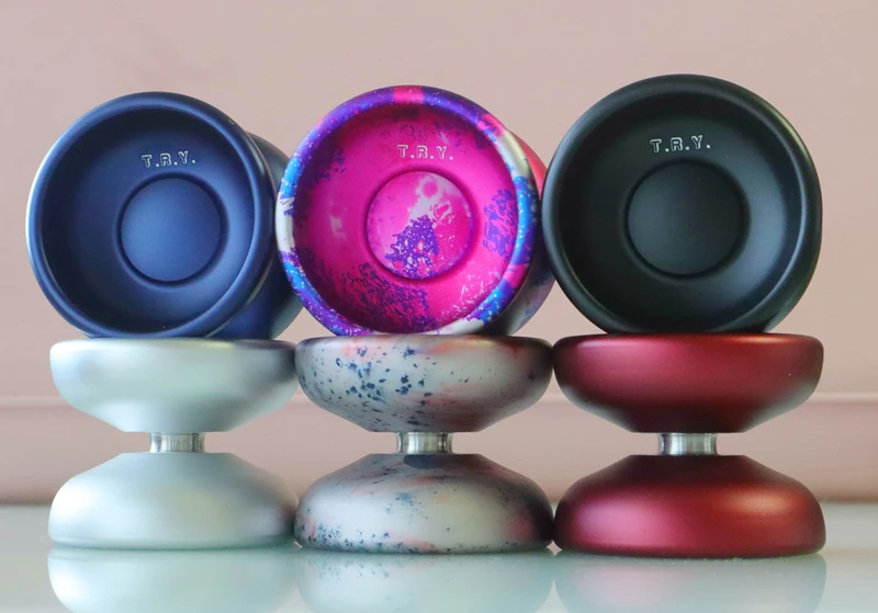 TOPYO T.R.Y YOYO Rounded retro creative professional competition alloy yoyo