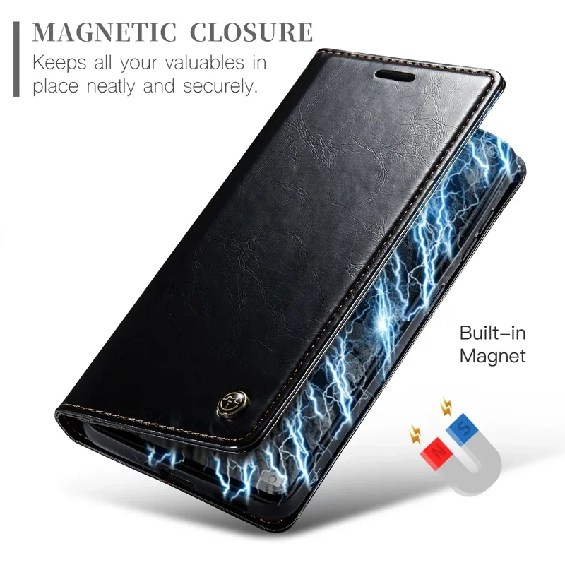 

High quality leather clamshell wallet case Mi 13 Pro 13 Lite Redmi Note12 13 Note12 Pro Plus 11A 12C 13C POCO X5 X5 Pro cover