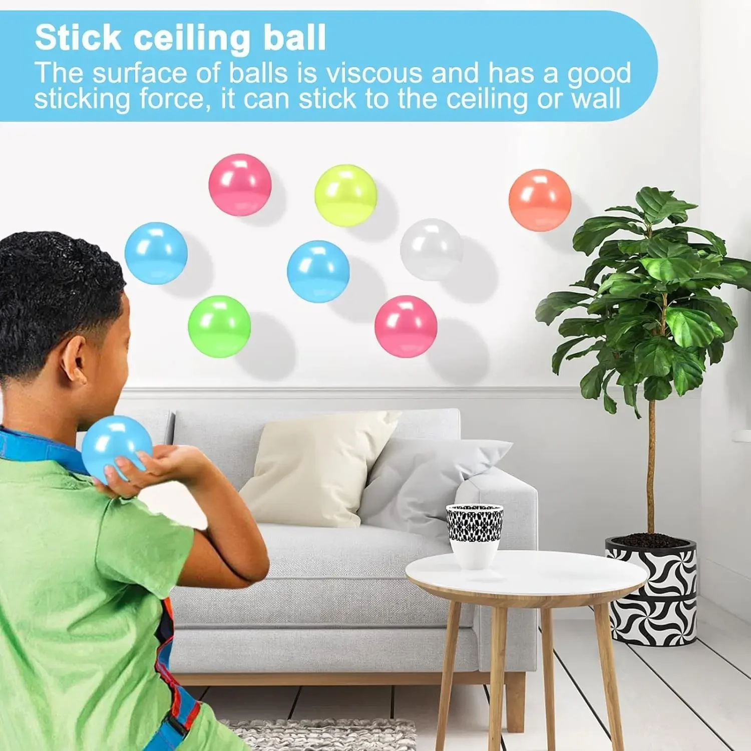 Stress Relief Toys Dream Balls Glow in The Dark That Stick Glow-in-the-dark Ball Venting Balls Pinch Party Decoration Children's Gifts