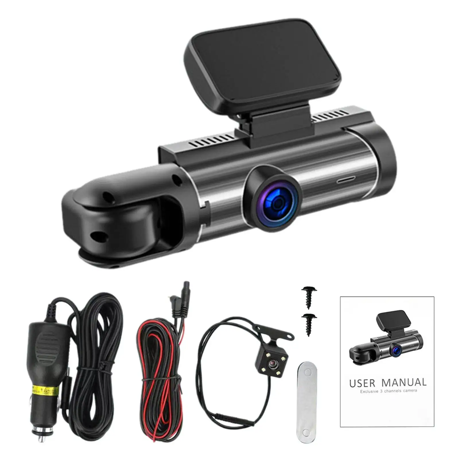 Dashboard Camera with Motion Detection Dual Lens IPS Screen Dash Cam Loop Recording for Car SUV 24 Hour Security Dashboard Camera with Motion Detection Dual Lens IPS Screen Dash Cam Loop Recording for Car SUV 24 Hour Security