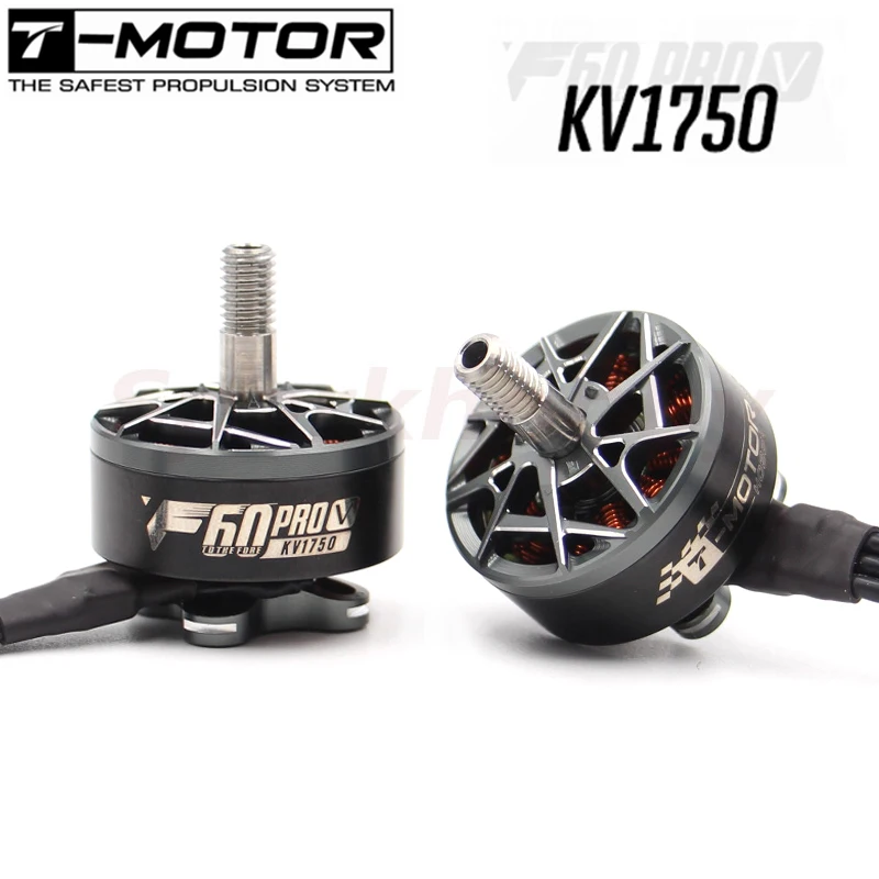 

T-MOTOR F60PRO V V5 1750KV 6S Lipo бесщеточный двигатель 12N14P 4 мм вал большой крутящий момент подходит для 5-дюймового пропеллера беспилотных летательных аппаратов DIY