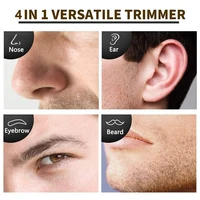 4in1 Rechargeable Nose Trimmer Beard Trimmer for Men Ear Eyebrow Nose Hair Trimmer for Nose and Ear Hair Removal Clean Machine 6