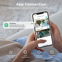 Caméra de surveillance extérieure IMILAB double objectif 360 °   Caméra PTZ couleur Vision nocturne WiFi/LAN 7/24 fonctionne EC6 double avec l'application MiHome 5