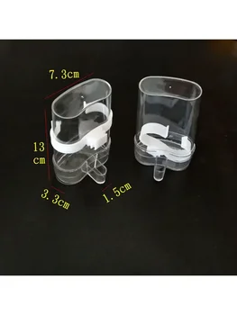 Birds Water Feeders Dispenser Automatic Bird Feeder Parrot Canary Parakeet Cage Food Drinking Feeding Supplies Pet Accessories 5