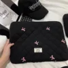Cute Bow Graphic Laptop Bag Tablet Sleeve Case 11 13.3 14 15.6 Inch For Macbook Air 13 Pro Xiaomi Lenovo Dell Notebook Soft Case 5