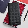 Long Wallet New product simplicity Bifold black leather Wallet Men Card pack Slim Billfold with Card Slots men short wallet 4