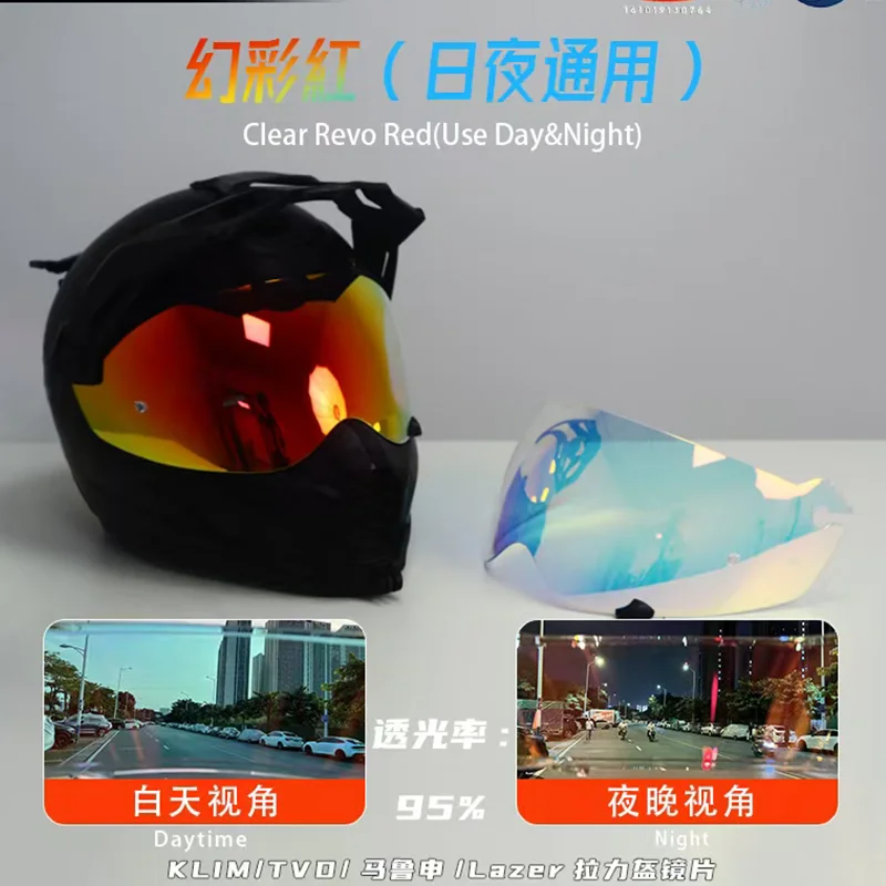 For KLIM Helmet Visor KRIOS PRO TVD LAZER Marushin L9
