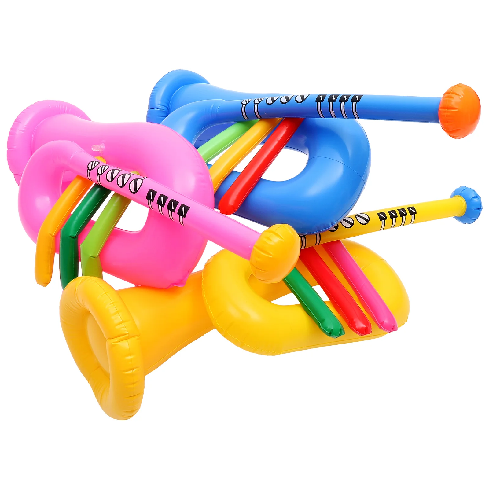 

Inflatable Musical Instrument Kid Horn Inflation Kids Party Decorations Trumpet Pvc Supplies Child Props