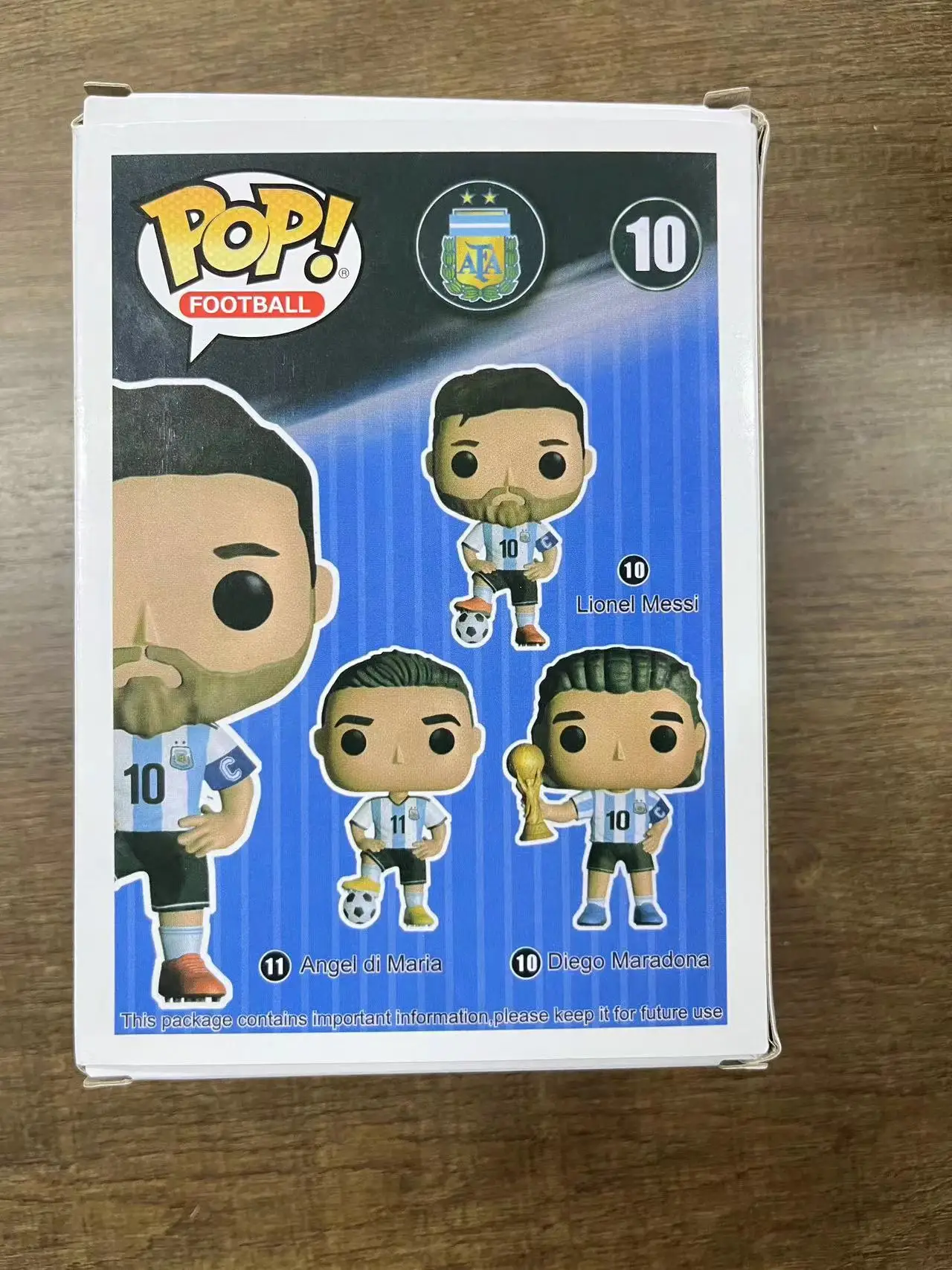 Funko pop bootleg Lionel Messi Selección Argentina CHAMPION Action