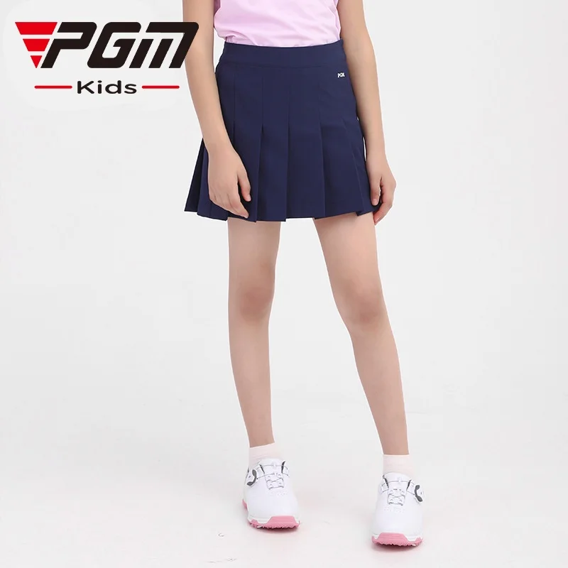 PGM Children's Golf Skirts Sports Clothing Girls Tennis Skirt Autumn Youth A-line Pleated Skort