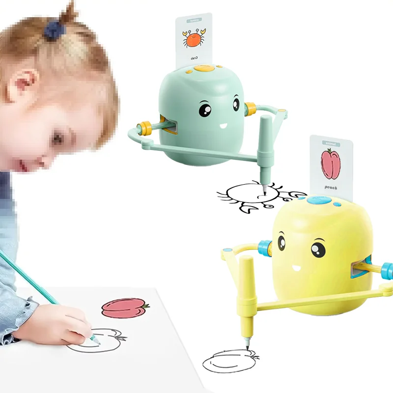 Kids Drawing Robot Technology Automatic Painting Robot Learn To Draw Art Training Machine Intelligece Toys Robot Artist Gift 4