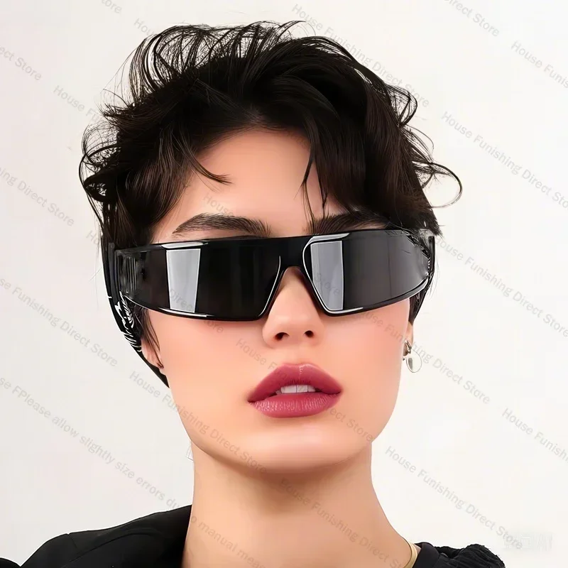 2 in 1 Hair Band Sunglasses Y2K Trendy UV Protection Glasses for Women Men Summer Cycling Beach Party Photo Accessory