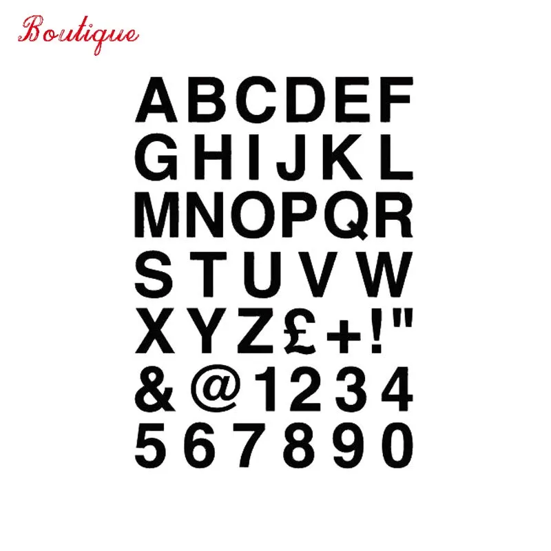 

Logo Car Stickers personalized classic letters and numbers body waterproof fashion vinyl stickers large size, 14cm * 20cm