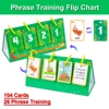 Montessori Kids English Learning Flip Chart Kindergarten Activity Educational Tool Teacher Teaching Aids Special Speech Therapy 3