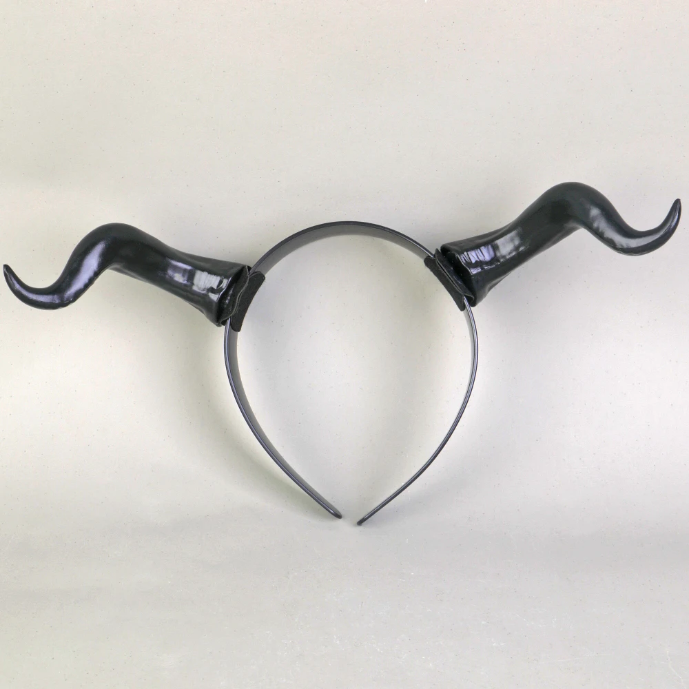 Disney Accessories Maleficent Witch Horns Headwear Headgear Hairband Headbands Party Black Queen