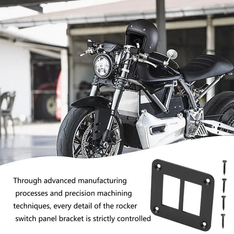 Rocker Button Panel Panel Housing Holder Rocker Button Housing Holder Toggle Aluminum Bracket For