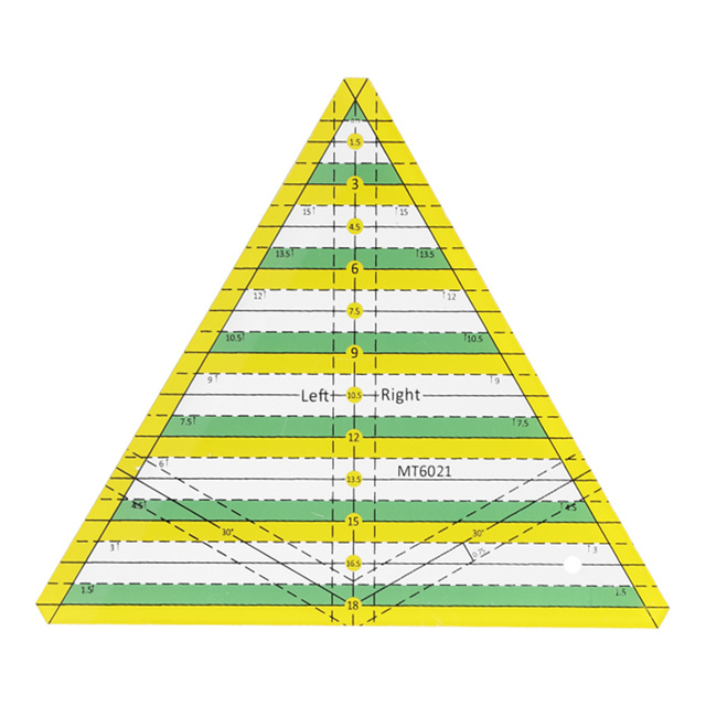 Ruler Knitting Clear Scale Sewing Aligned Template Accessory Needlework Manual Drawing Tool Yellow Square