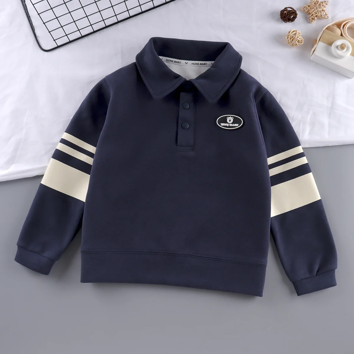 Children Polo Shirts 2024 Spring Autumn Tops for Kids Long Sleeve Boys Sweatshirts Teenager Shcool Pullover Baby Outfits Clothes