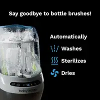 All-in-One Bottle Washer Sterilizer Dryer Machine Baby Bottles & Pump Parts Universal Capacity Eco-Friendly Cleaning Modes 2
