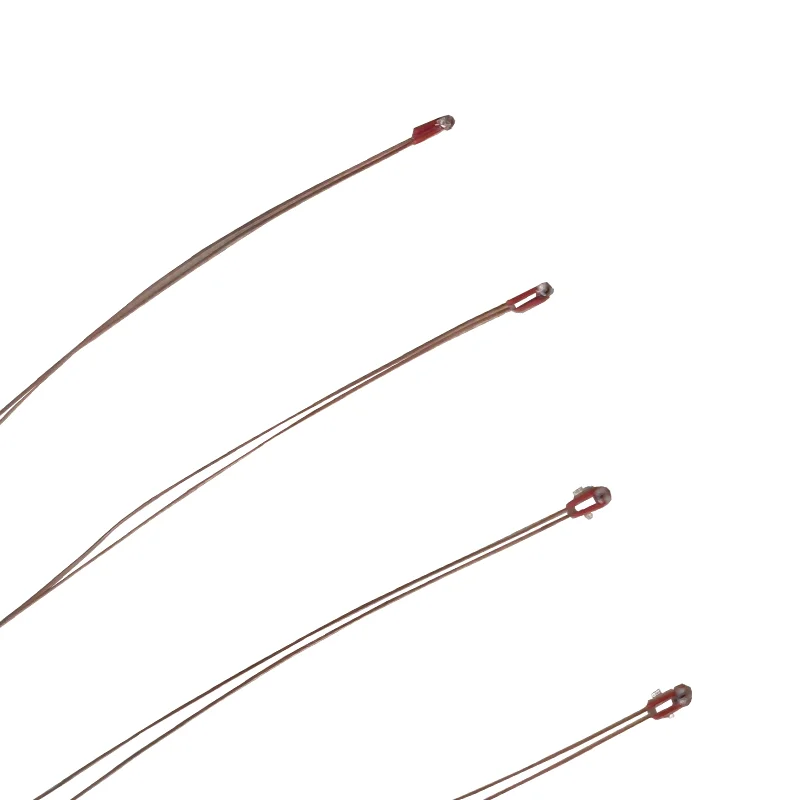 High temperature resistance NTC thermistor temperature sensor MF51 glass package with small volume Thermal Resistor sensor 5pcs
