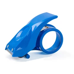 Heavy Duty Reusable Tape Dispenser with Replaceable Cutter for Efficient Packing and Sealing (Blue 1PC)