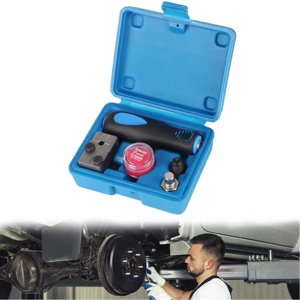3/16-Inch Brake Pipe Flaring Tool Handheld Brake Line Flaring Tool Kit Lasting Set for Motorcycle Automotive Truck