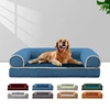 Winter Pet Dog Bed Sofa Deep Sleep Memory Foam Dog Bed Small Medium Large Square Thickened Warm Mat Kennel Dog Products 3