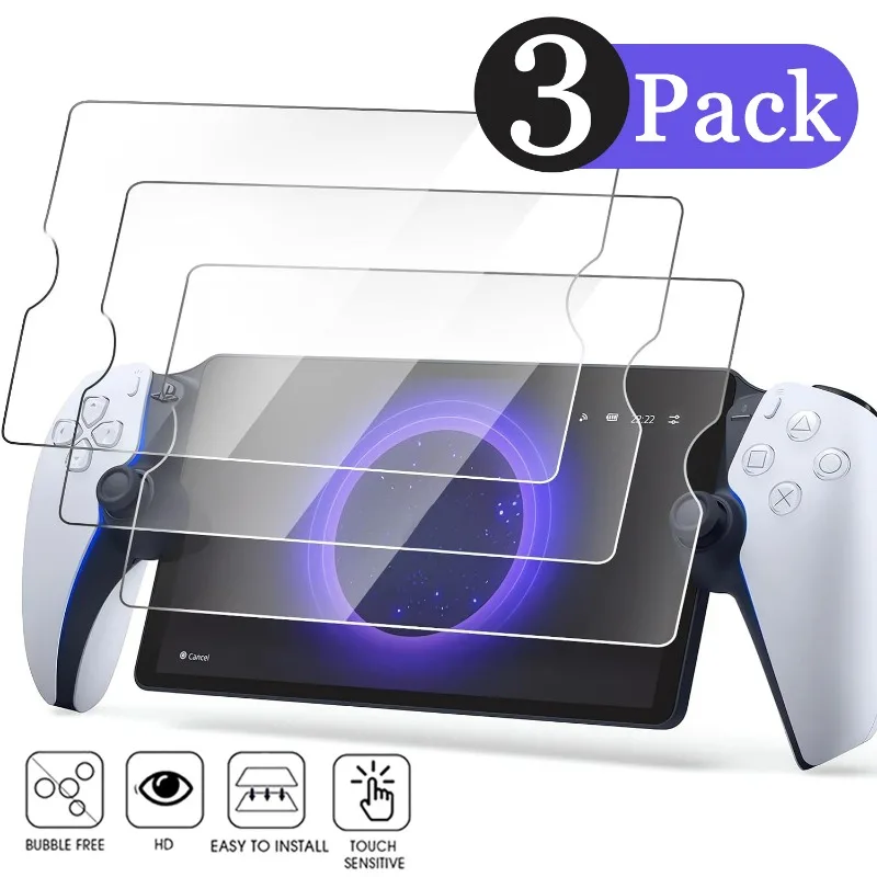 3-1 Pz Vetro Temperato Per Sony Playstation Portal Proteggi Schermo Hd Pellicola Protettiva Antigraffio Per Sony Playstation Portal