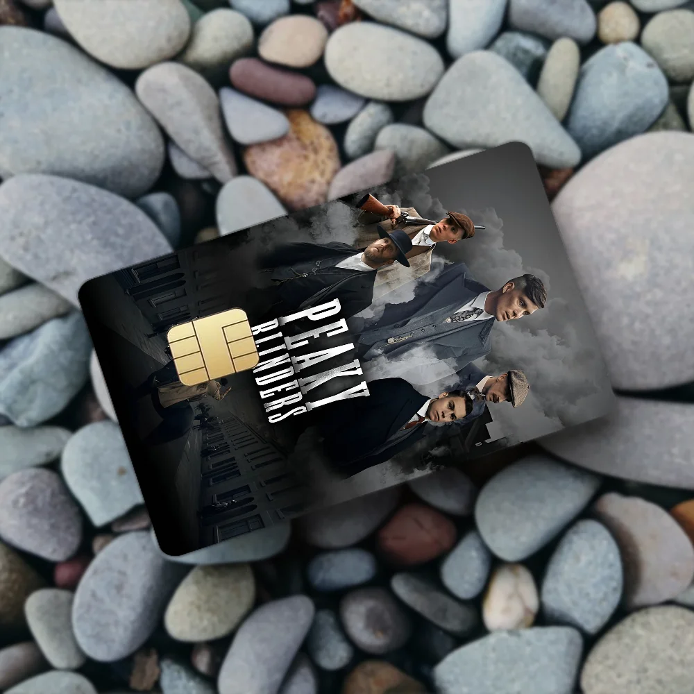 Movie P-Peaky B-Blinders TV Hot Sale Amine Credit Debit Bank Card Bus Card Film Skin Sticker