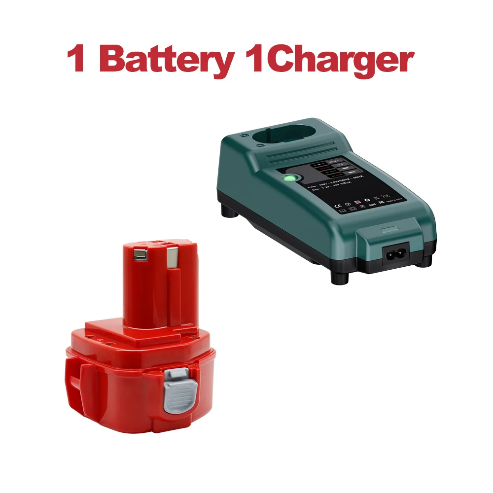 2 x Shentec 3,5 Ah 12 V accu voor Makita PA12 1222 1220 1235 1233 1234 1235B 1235F 192696 2 192698 8 192698 A 193138 9 193157 57 57 5 4013 D