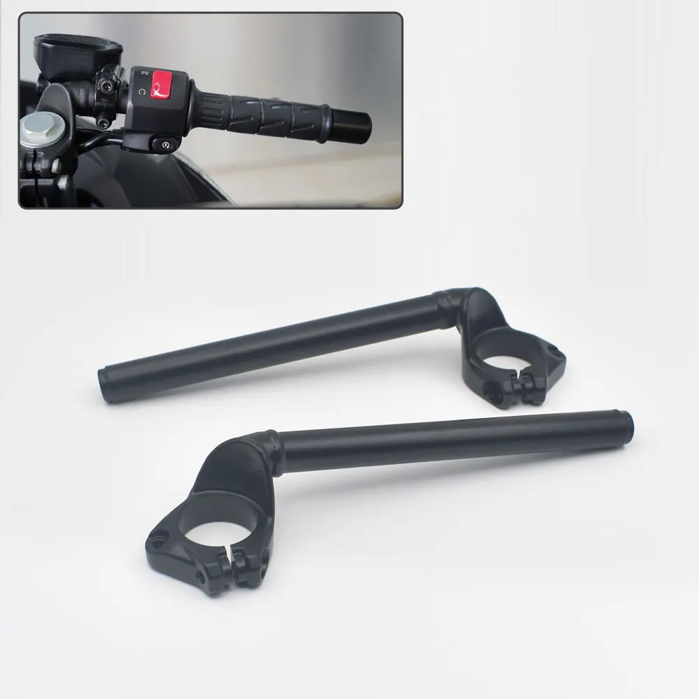 

For Kawasaki Ninja400 EX400 2018 2019 2020 2021 2022 Black Left Right Motorcycle Fork Tube Handlebars
