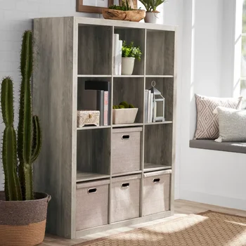 Organizers for Room 12-Cube Storage Organizer Desk Pencil Holder Free Shipping Home Organization and Storage Bookcase for Books 3