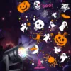 Halloween Projector Light USB Power LED Spotlight Pumpkin/Skull/Spider/Ghost Projection for Bedroom Decor Room Party Fairy Lamp 1
