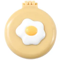 2 Style Cute Cartoon Folding Air Cushion Comb Mini Comb Portable Travel Massage Comb with Makeup Mirror Girl Kawaii Hair Styling - Image 5