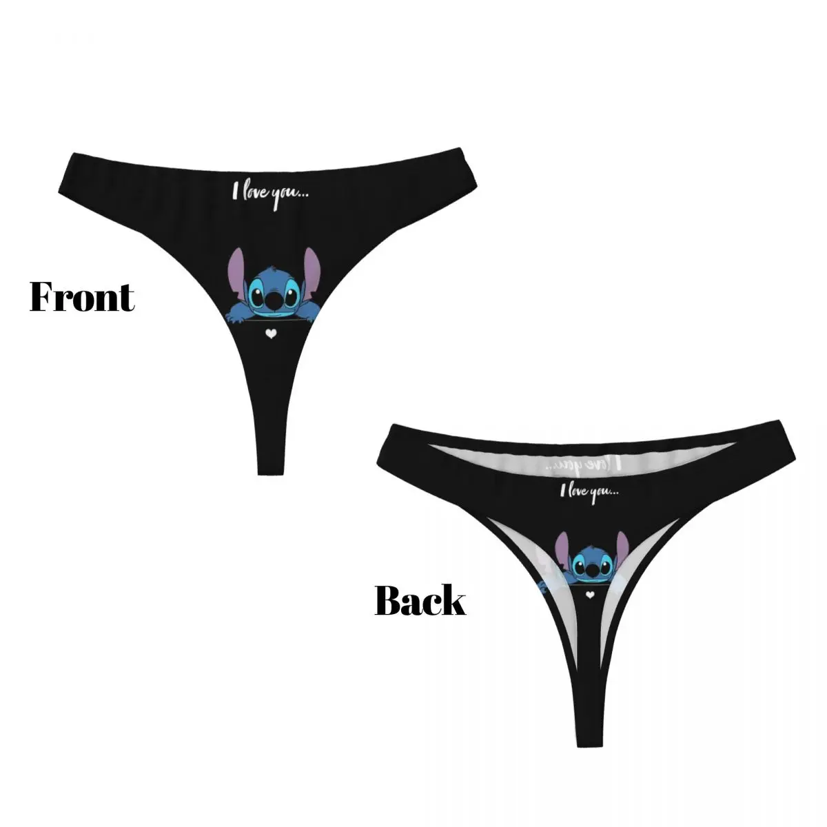 Cute Stitch G-string Underwear Womens Comfortable Stretch Cartoon Thong Panties women panties female underwear womens underwear