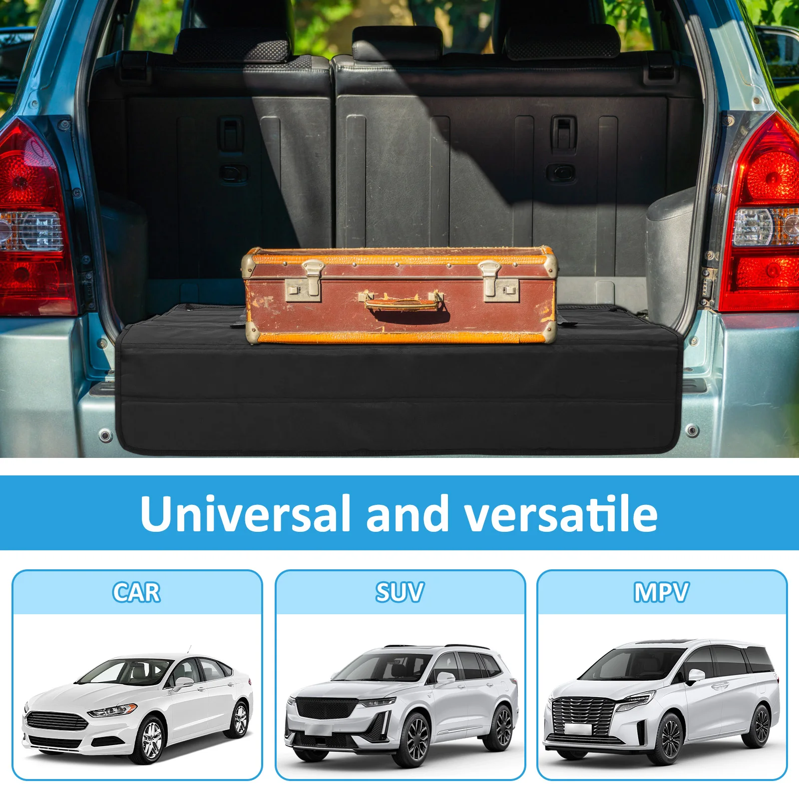 Nonslip Wear-Resistant Foldable Trunk Mat & Bumper Protector