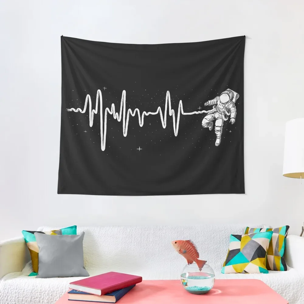 

Space Heartbeat Tapestry Living Room Decoration Hanging Wall Home And Comfort Decor Tapestry