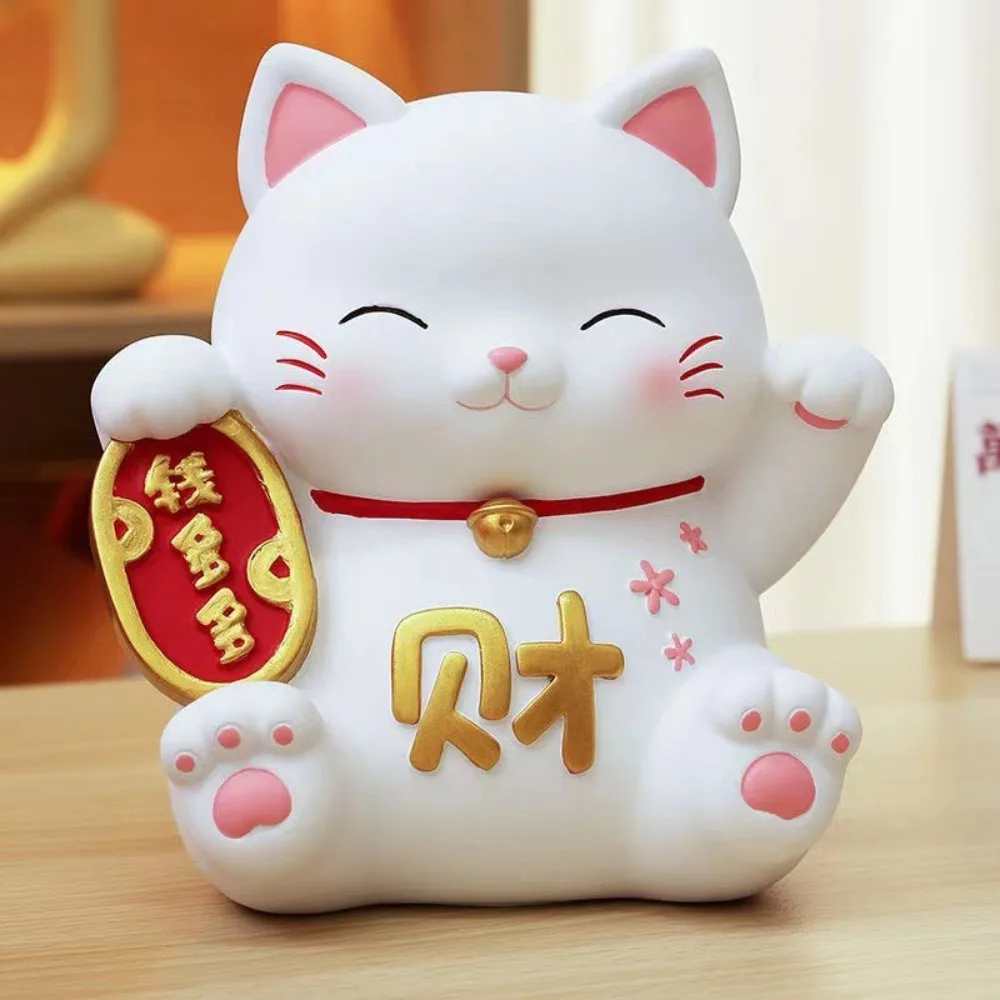 Savings Tank Lucky Cat Piggy Bank Good Symbolism Decorative New Year Saving Box Cartoon Openable Cat Ornaments Kid Toy