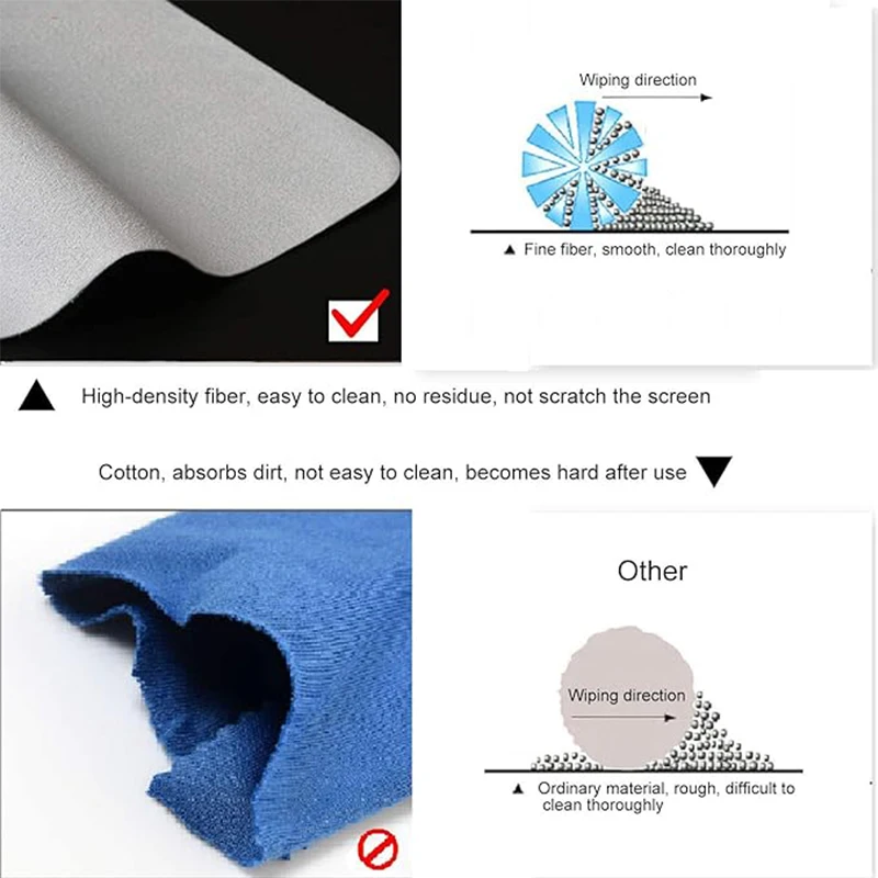 Premium Microfiber Dust Cleaning Cloths and Keyboard Protector Cover
