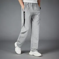 Hommes Sport ample course rayure pantalons de survêtement Fitness pantalon d'entraînement hommes pantalon droit survêtement Jogging vêtements de Sport Goggers 6