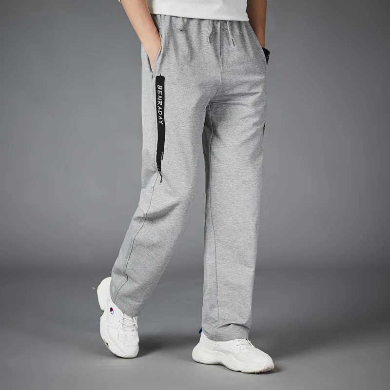 Men Loose Sport Running Stripe Sweatpants Fitness Training Pants Mens Straight Trousers Tracksuit Jogging Sportswear Goggers 6