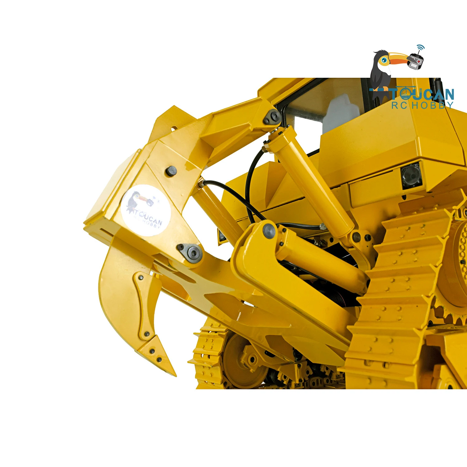 In Stock 1/14 JDMODEL 98 Dxr2 Metal Crawler Hydraulic RC Bulldozer Model AT9 Assembled Painted Dozer Toys W Radio Sound Light 6