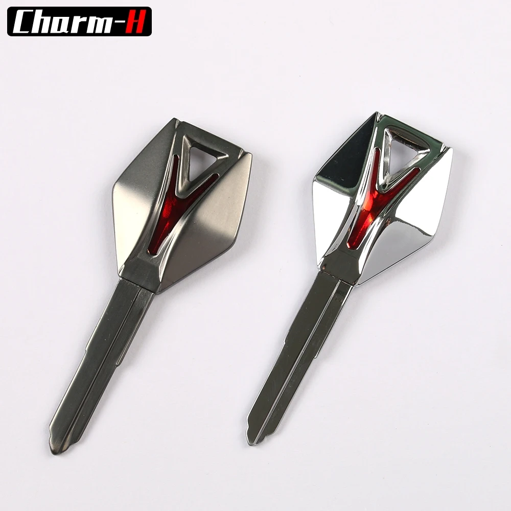Right Slot-1 Piece Alloy Key Blank for YAMAHA XJ6 FZ6 FZ1 FZ8 R1R6 MT-07 MT-09 Motorcycle Key Embryo Blanks (all-in-one-shaped)