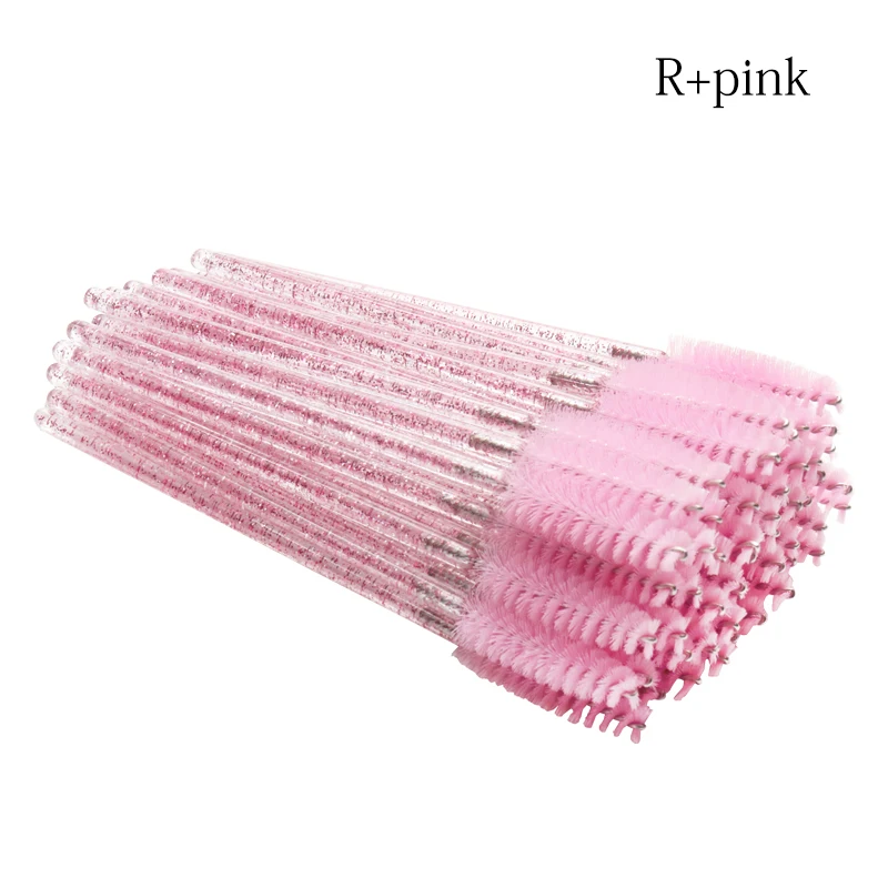 Disposable Crystal Eyelash Makeup Brushes Set
