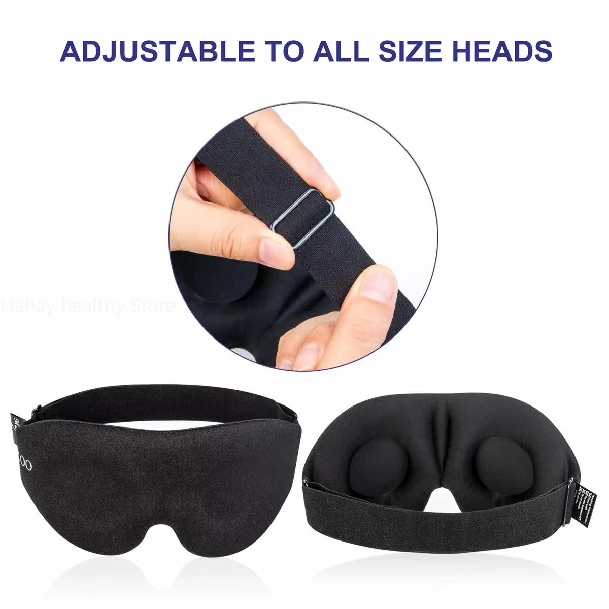 Sleep Mask Eye Mask Sleeping 3D Contoured Cup Blindfold Concave Molded Night Sleep Mask Block Out Light Women Men