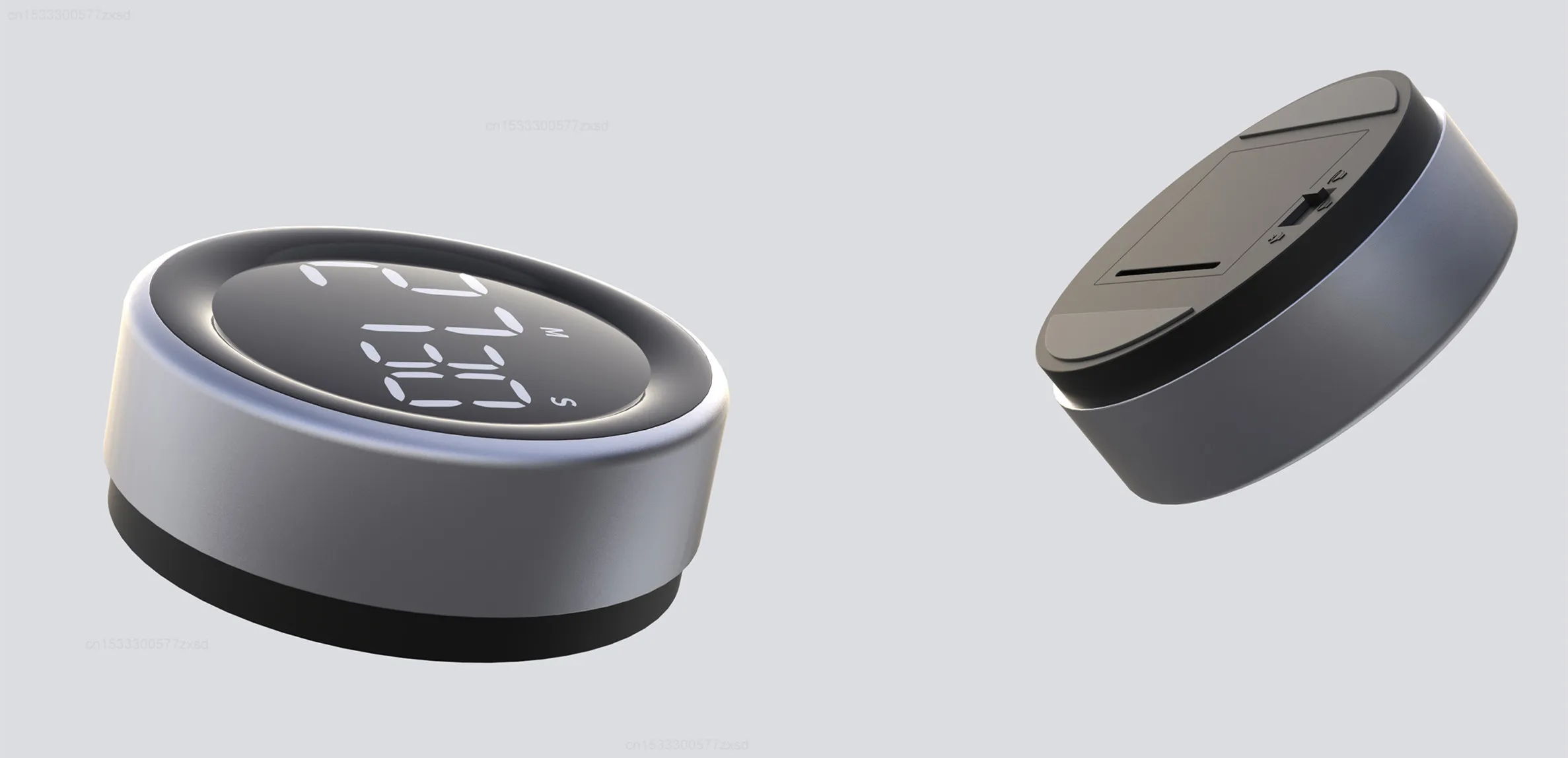 Description Picture 2 of itemIconic Brand Digital Countdown Timer with 3 Volume Levels 2 Non-Slip Pads Rotary Mechanical Cooking Timers Cooking Shower Stopwatch