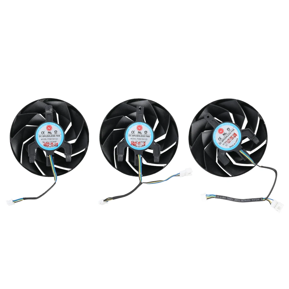 Sapphire Pulse Amd Radeon rx 7900xtx 7900xt Placa Gráfica Ventilador de Substituição Fd9015h12d Placa de Vídeo 88 Milímetros - Imagem 2